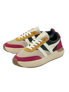 Gola Women's Raven Wheat/Evergreen/Fuchsia , US 7